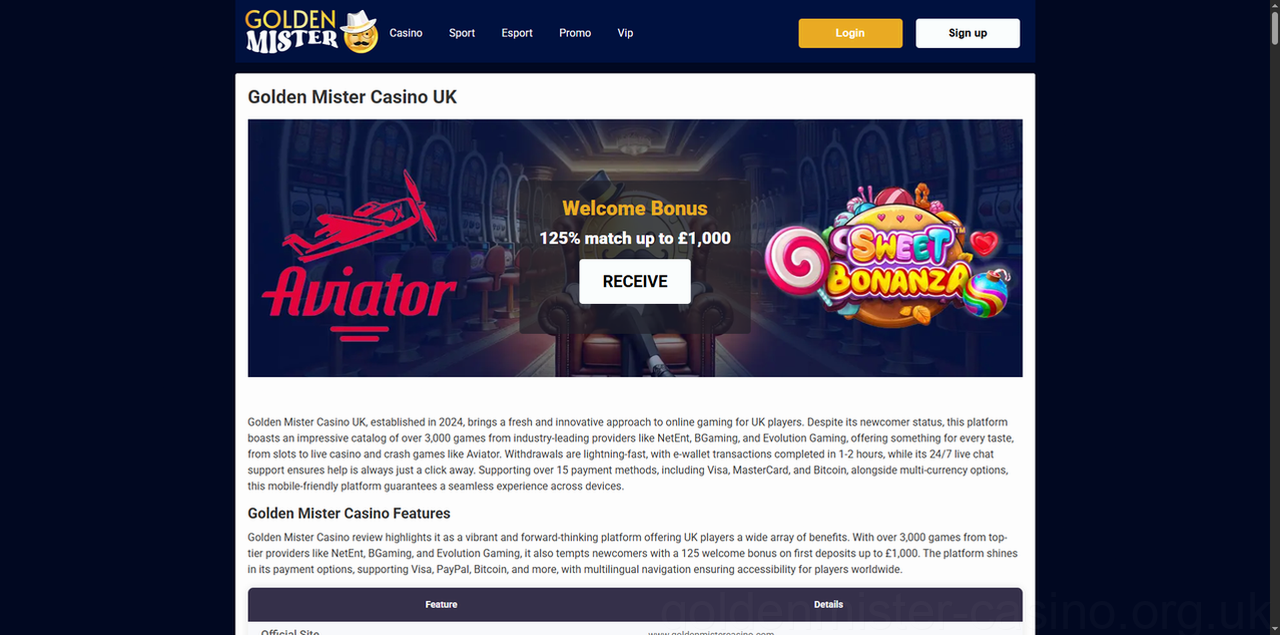 Goldenmister Casino Casino